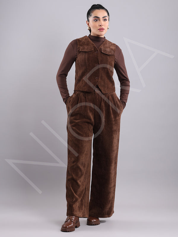 Luxe Corduroy 3-Piece Pants Set