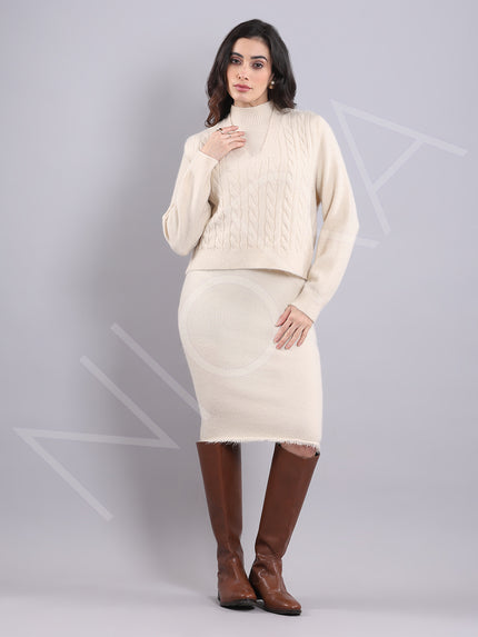Luxury Wool Knit Twin Set