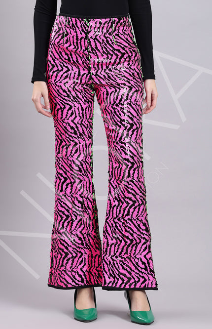 Sequiin Flared Pants