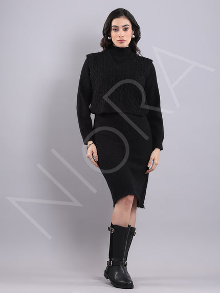 Luxury Wool Knit Twin Set