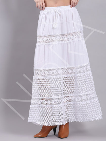 Lace Drift Long Skirt