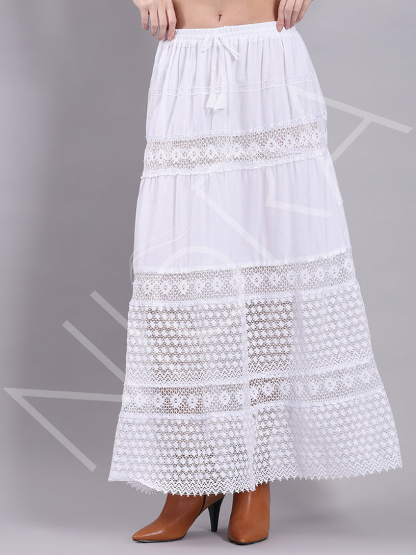 Lace Drift Long Skirt