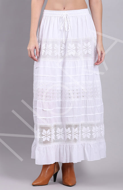Lace Rhythm Long Skirt
