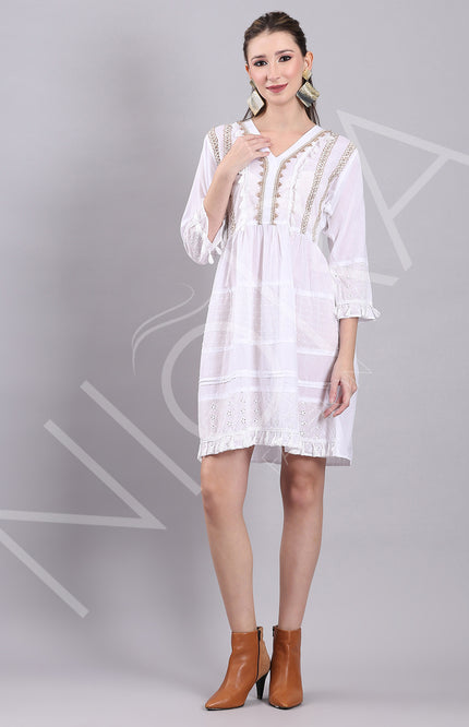 Bohemian Whisper Short Dress