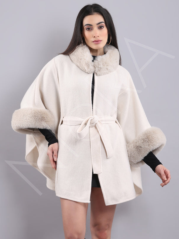 Elegant Wool Cape