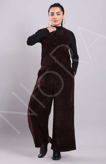 Luxe Corduroy 3-Piece Pants Set