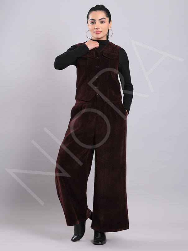 Luxe Corduroy 3-Piece Pants Set