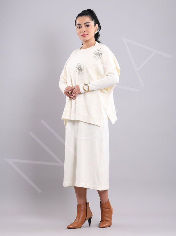 Layered Embellished 2-Piece Dress