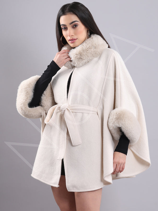 Elegant Wool Cape