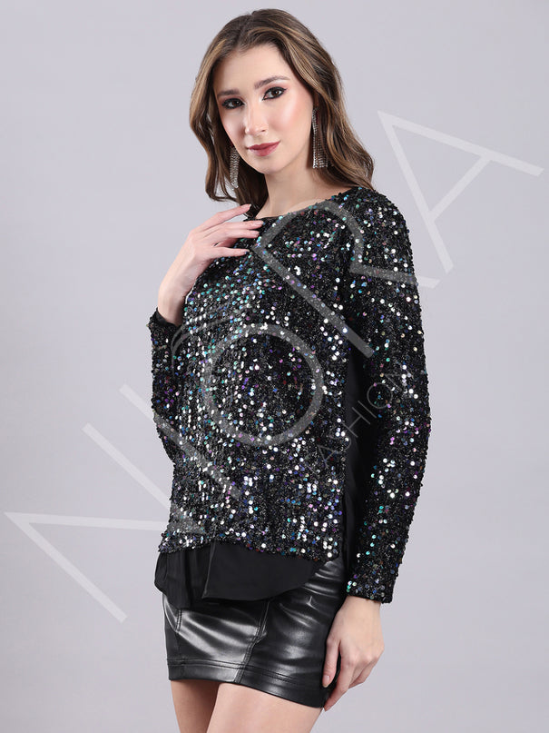 Iridescent SequinTop