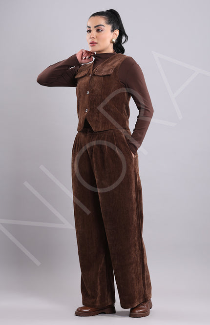 Luxe Corduroy 3-Piece Pants Set