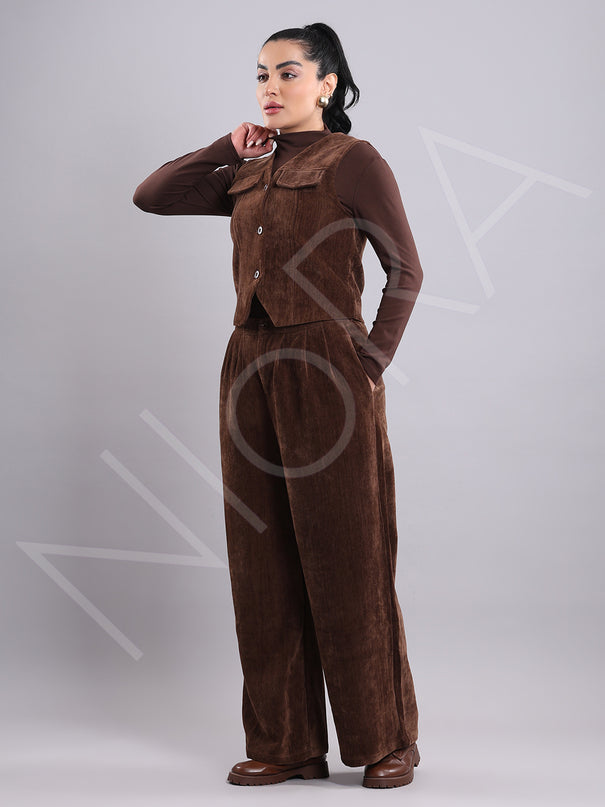 Luxe Corduroy 3-Piece Pants Set