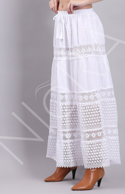 Lace Drift Long Skirt