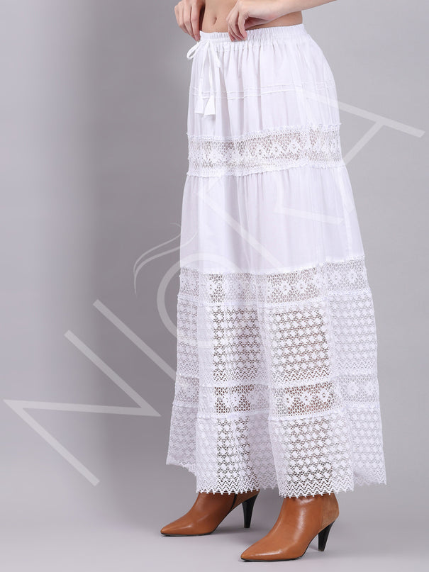 Lace Drift Long Skirt