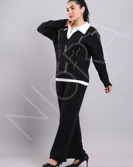 2-Piece Embellished Elegance Co-ord Set