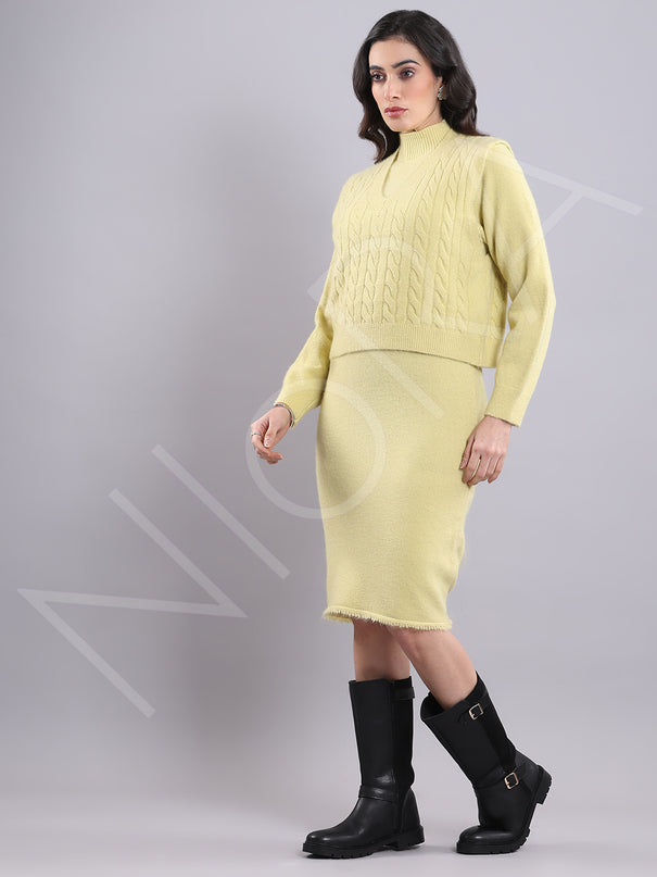 Luxury Wool Knit Twin Set