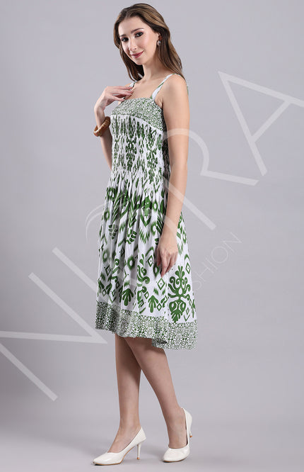 Botanical Breeze Midi Dress