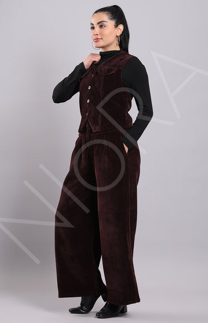 Luxe Corduroy 3-Piece Pants Set