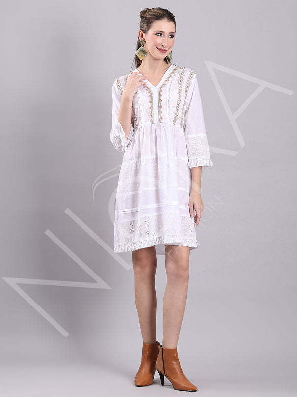 Bohemian Whisper Short Dress