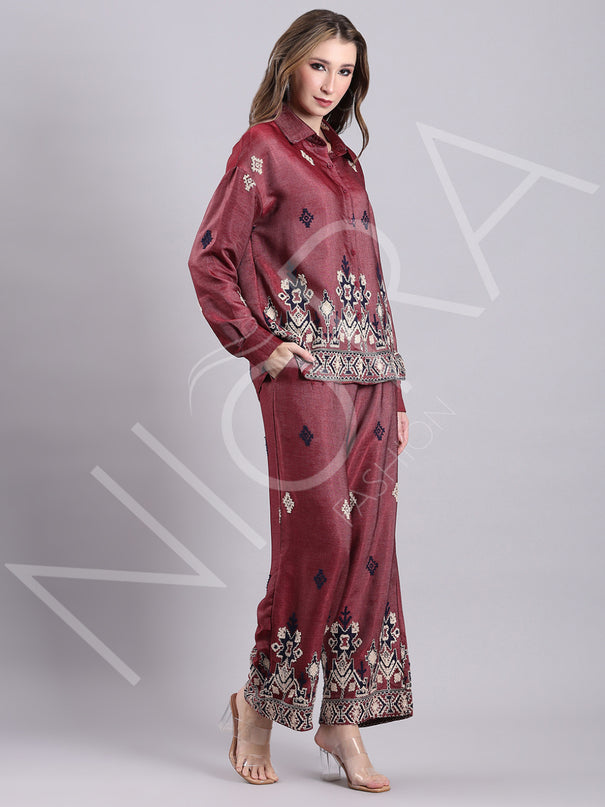 Ruhani Embrioded 2-Piece Set