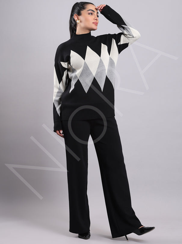 Argyle Knit Co-ord Set