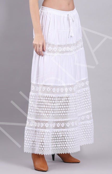 Lace Drift Long Skirt