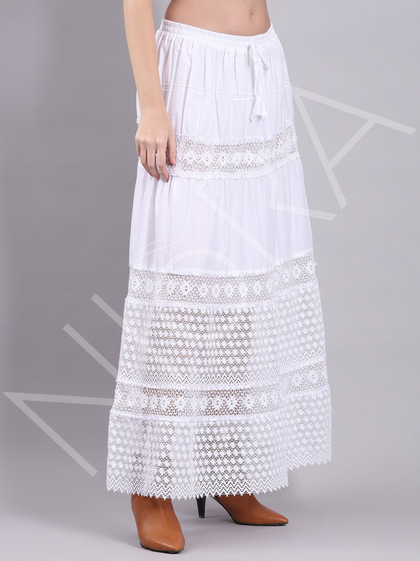Lace Drift Long Skirt