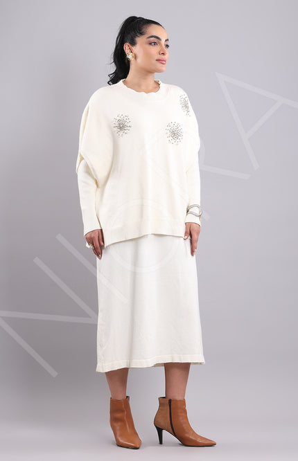 Layered Embellished 2-Piece Dress