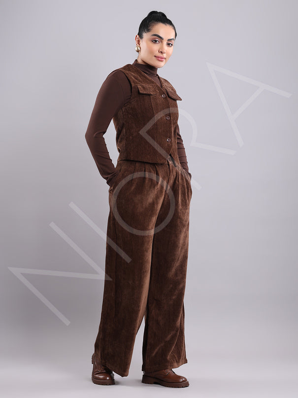 Luxe Corduroy 3-Piece Pants Set