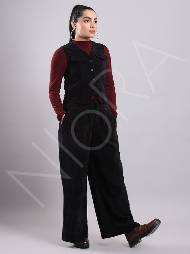 Luxe Corduroy 3-Piece Pants Set