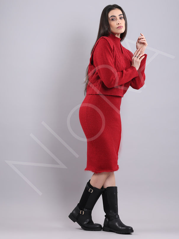 Luxury Wool Knit Twin Set