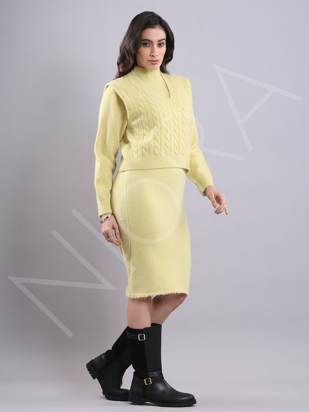 Luxury Wool Knit Twin Set