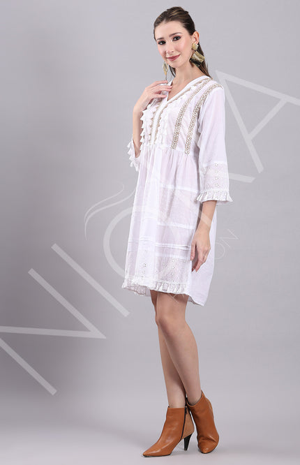 Bohemian Whisper Short Dress
