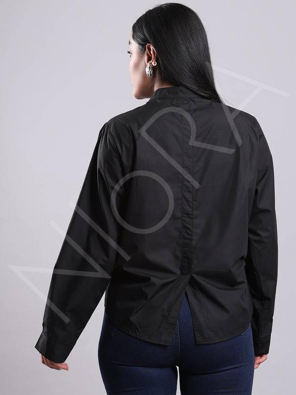 Jewel Dual Brooch Shirt