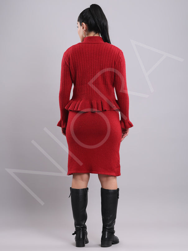Winter Diva Knit Twin Set