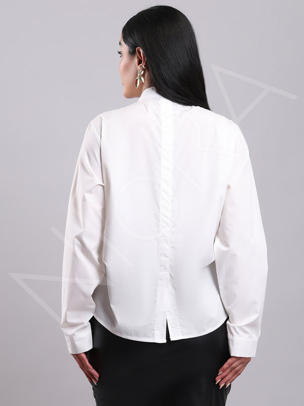 Jewel Dual Brooch Shirt