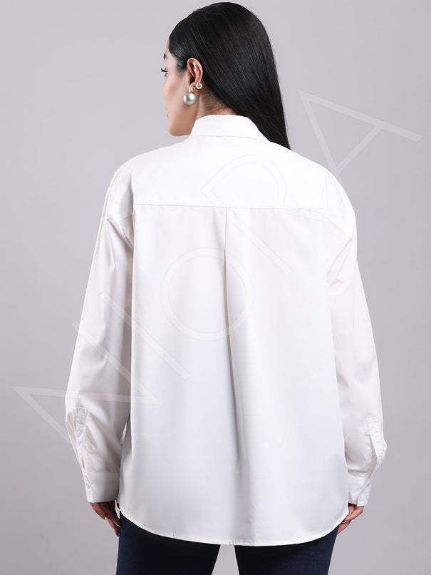 Maison Floral Accent Shirt