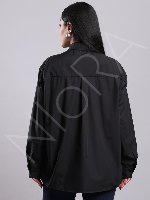 Maison Luxe Jewel Accent Shirt