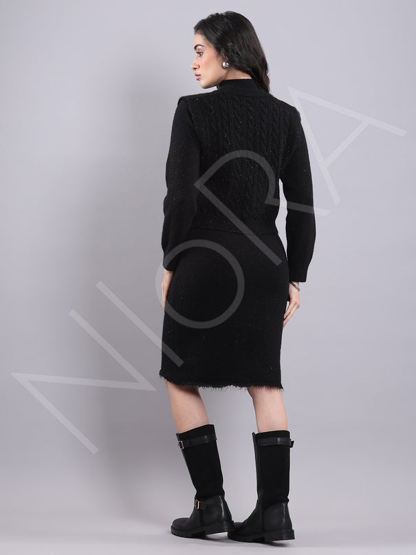 Luxury Wool Knit Twin Set