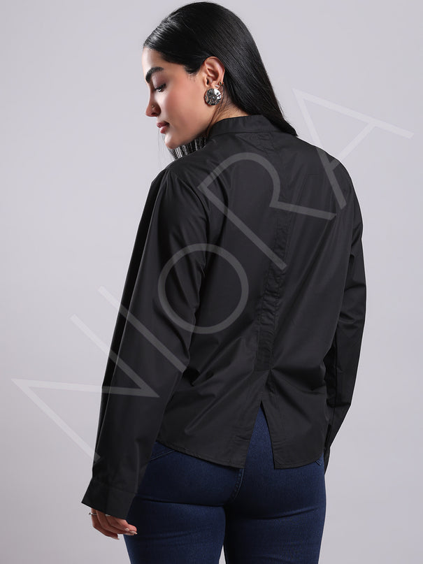 Floral Applique Shirt