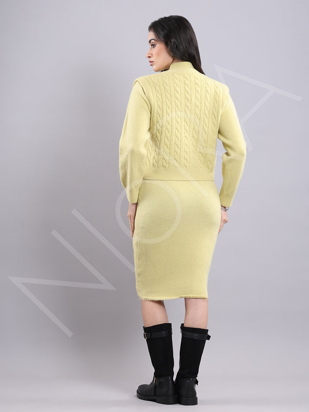 Luxury Wool Knit Twin Set