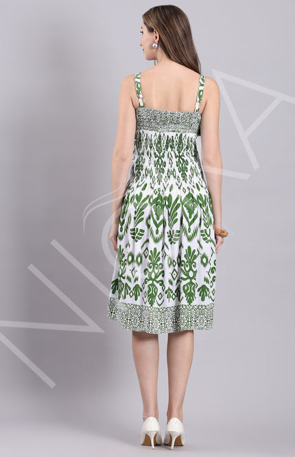 Botanical Breeze Midi Dress