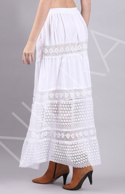 Lace Drift Long Skirt