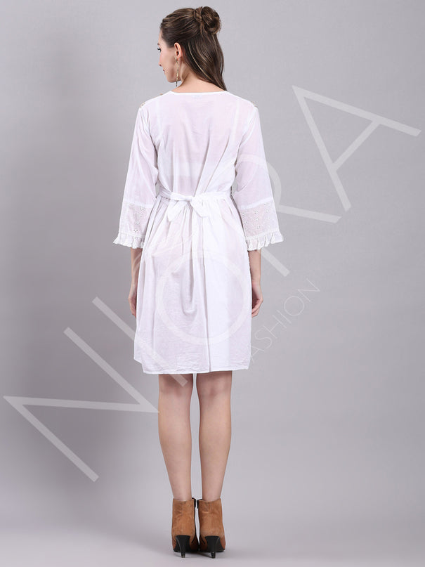 Bohemian Whisper Short Dress