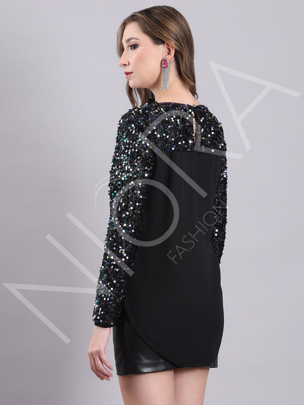 Iridescent SequinTop
