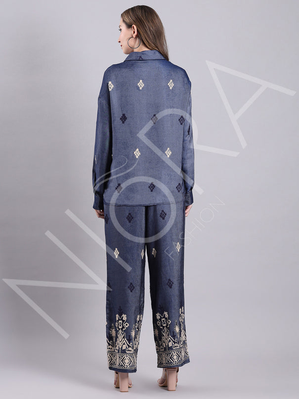 Ruhani Embrioded 2-Piece Set