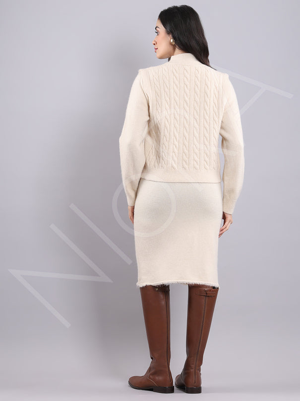 Luxury Wool Knit Twin Set