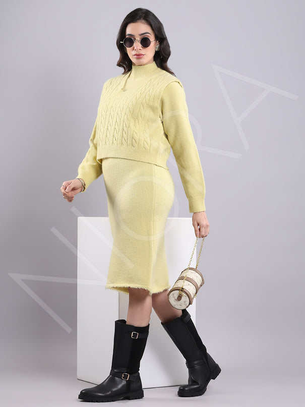 Luxury Wool Knit Twin Set