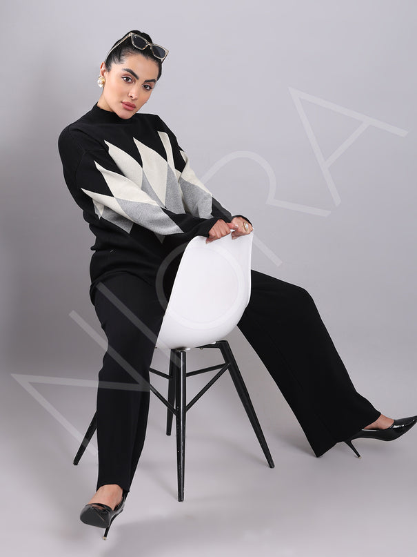 Argyle Knit Co-ord Set