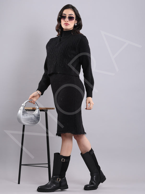 Luxury Wool Knit Twin Set